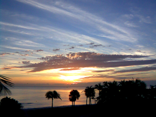 Peace and Serenity to all for 2013. This is sunrise in Bal Harbour close to Winter Solstice enjoyed with a cup of coffee.
