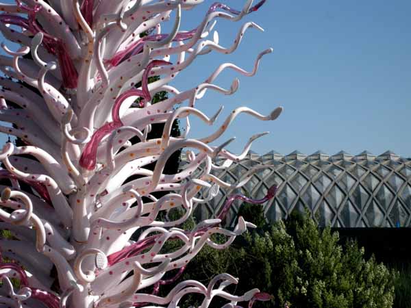 Chihuly at DBG 2014 - White tower (3)